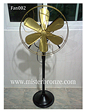Brass fan